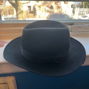 Borsalino Trionfo Armando 258 Black Fedora (54)
